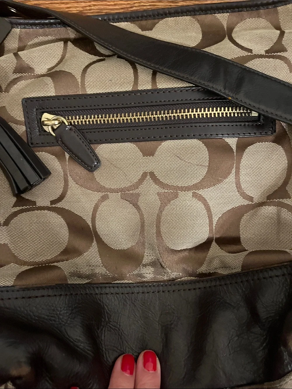 Coach Legacy Signature Hobo Duffle Bag 21149